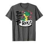 Tea Rex T-Rex Funny Tee For Tea Lovers Drinkers And Dinosaur T-Shirt