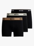 BOSS Logo Waistband Boxer Briefs, Pack of 3, Open Miscellaneous