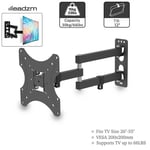 Black Tilt/Rotate/Swivel TV/Monitor Wall Bracket Mount 14 26 32 39 40 42 Inch