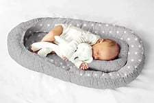 Nid Bébé Multifonctionnel Cocoon Baby Baby Baby Cocoon Bumper Lit de Voyage 100% Coton Anti-Allergique