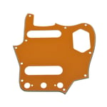 Musta 3-kerroksinen 10-reikäinen American Vintage Fender Jaguar Guitar Pickguard ruuveilla Jaguar Scratch Plate -kitaran tarvikkeet