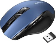 Ugreen Mu006 2.4 Ghz + Bluetooth 5.0 Wireless Mouse (Navy Blue)