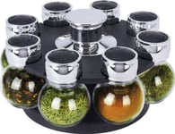 Utmerket Houseware Spice Stativ, Hylle, Krydderhylle, 8X Universalbeholdere