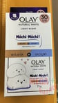 6x Olay Natural Bright Cream,brighten Light Night Skin care,Sunblock,Smooth.