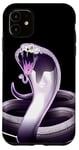 Coque pour iPhone 11 Cobra Snake x King Cobra Serpent