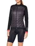 Zero RH+ Fashion Lab W Veste de vélo pour Femme, Vertigo Grey/Psycho Red, S