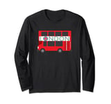 London Souvenir - London Bus Double Decker Bus Driver Long Sleeve T-Shirt