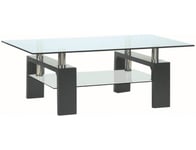 Table basse Dana 100 x 60 cm noire