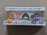 Damaged Box | WINNIE THE POOH | Funko Pop Disney |  | Diamond | 4 Pack