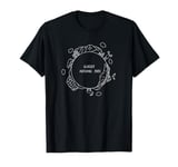 Glacier National Park Montana Tiny Planet with Wildlife T-Shirt