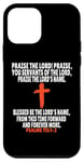 Coque pour iPhone 12 mini Psaumes 113:1-2 Écritures des versets de la Bible