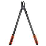 BLACK+DECKER Coupe Branche - Cisaille de Jardin - Capacité de Coupe de 38 mm - Sécateur de 72 cm - Avec Revêtement Antiadhésif sur les Lames de Coupe - Noir/Orange