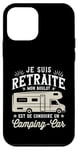 Coque pour iPhone 12 mini Camping Car Papy Humour Camping Car Cadeau Campeur Retraite