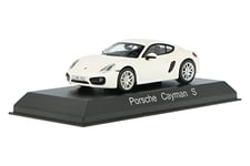 NOREV Porsche Cayman S 1:43 Blanc Voiture Miniature de Collection, 750037, White, 1/43e