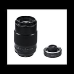 Fujifilm XF 80mm f/2.8 Macro + XF 1.4 TC Pakke med objektiv og teleconverter