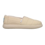 TOMS Femme Women_Sneaker_Beige Repreve Matte Woven/Faux Fur Chaussure de Piste d'athlétisme, 40 EU