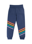 Frugi Kids' Perrin Parsnip Stripe Joggers, Navy