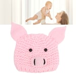 (Pink) Baby Crochet Hat Comfortable And Soft Touch NonIrritating