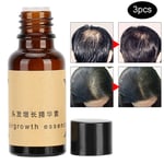 3Pcs 20ML Hair Growth Serum Nutrition Faster Hair Growth Repair For Dry XAA