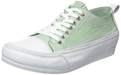 Andrea Conti Baskets pour Femme, Vert Pastel et Blanc, 40 EU