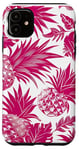 Coque pour iPhone 11 Festive Tropical Ananas Coque de téléphone Motif Noël