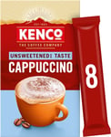 Kenco Cappuccino Unsweetened Instant Coffee Sachets x 8 ( Pack of 5 , Total 40 )