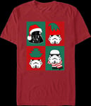 Darth Vader & Stormtroopers Christmas Collage Star Wars T-paita