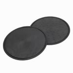 (Black)2pcs Core Sliders For Working Out Compact Dual Sided Gliding Discs F PA