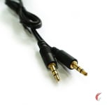 3.5mm Jack Male to Male Audio STEREO Plug Speaker Headphone AUX Cable 1m Long