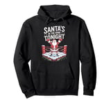 Christmas Boxing Santa's In The Ring Tonight Pullover Hoodie