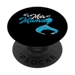 Mer Mama Fête des Mères Sirènes Mère PopSockets PopGrip Adhésif