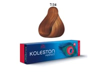 Wella Professionals Wella Professionals, Koleston Perfect, Permanent Hair Dye, 7/34 Medium Blonde Golden Red, 60 Ml For Women