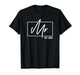 Established in 2024 Mr Newly Married Man Mr & Mrs Marriage T-Shirt