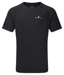 Ron Hill Homme Core S/S Tee T-shirt S/S, All Black, X-Small