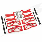 FR- Traxxas Kit Sospensioni Widemaxx - Rosso - 8995R