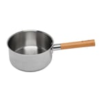 Casserole tout inox manche bois Natural'Inox 20 cm Mathon