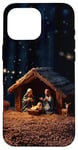 iPhone 16 Pro Max Christmas Nativity Mary, Joseph, and Baby Jesus Case