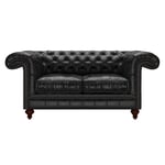 The English Chesterfield Co. ALLINGHAM CHESTERFIELD 2-SITS TUDOR SPICE