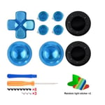 Ensemble de 9 boutons compatible manette PS5 Playstation-BLEU