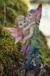 96147 A  FIGURINE  TROLL AMOUREUX  PIXIE AMITIE   PIXIES FEE ST VALENTIN ANGE