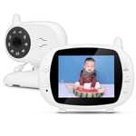 3.5 Inch Wireless Baby Monitor Security Camera With Temperature Monitoring