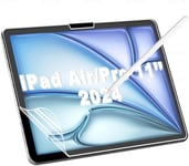 Protecteur D'écran Pour Tablette Papier Compatible Avec Ipad Air 11 (2024) 11.0"" Film Transparent D'hydrogel Mat,Ultra-Mince,Anti-Empreintes Digitales,Anti-Reflet.[I740]