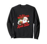 Beer Christmas Shirt Most Wonderful Santa Time for Root Beer Sweatshirt