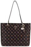 Guess Hwpt7879250 Noelle 4G Peony Logo Tote Hand Bag In Mocha