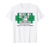 Luck Be In The Air Tonight Funny Puzzle Meme Funny T-Shirt