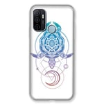 Coque pour Samsung Galaxy A12 Animaux Maori Tortue Color