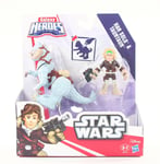 STAR WARS Galaxy Heroes HAN SOLO & TAUNTAUN playset Hoth Playskool toy - NEW!