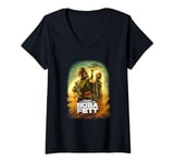 Star Wars: The Book Of Boba Fett Armed Poster T-Shirt avec Col en V