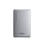 Netac WH12 2.5 SATA to USB3.0 External HDD/SSD Case, Slide Aluminum Cover, with USB3.0 A to C cable (2.5"), Boîtier pour disques durs, Argent