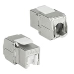 ACT Keystone RJ45 Module CAT6 Blindé Métal RJ45 Femelle Réseau pour Panneau de Brassage 19" Haute Densité - TD6025